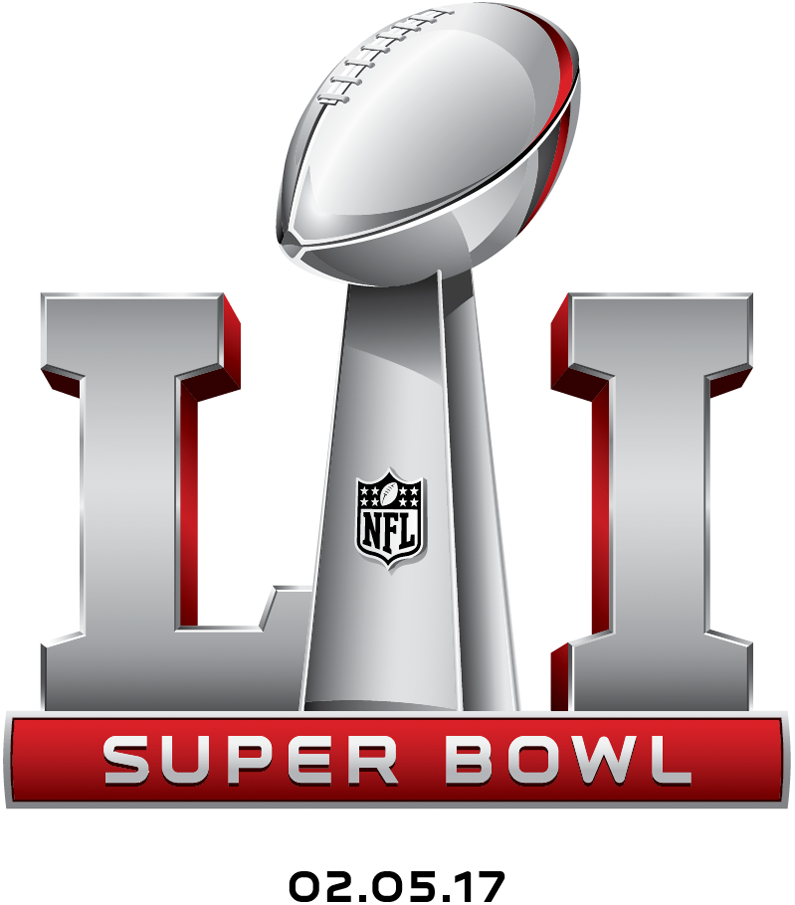 Super Bowl LI Alternate Logo v2 iron on transfers for T-shirts